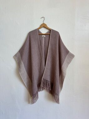 Tejido Solstice Ruana Alpaca Blend Poncho Cape Summer